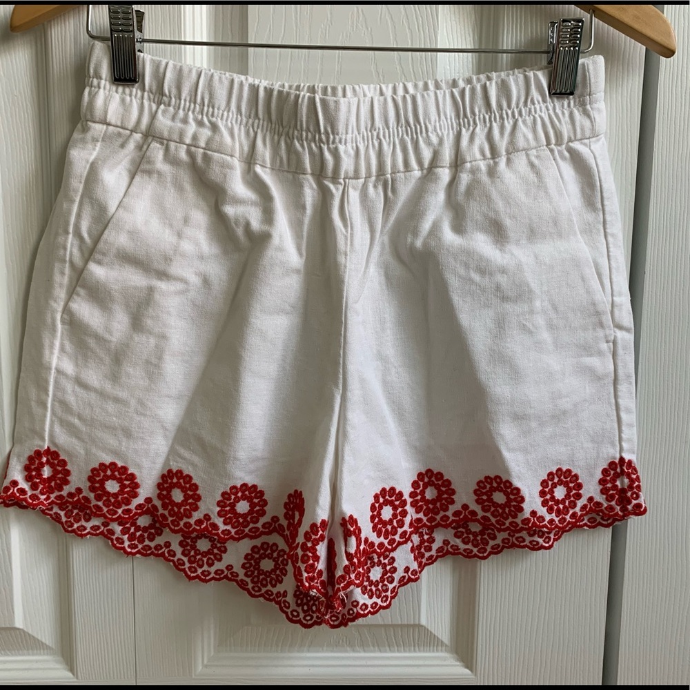 J. Crew Scalloped Shorts